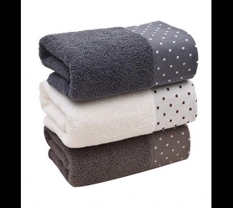 3 serviettes en coton doux lavables en machine